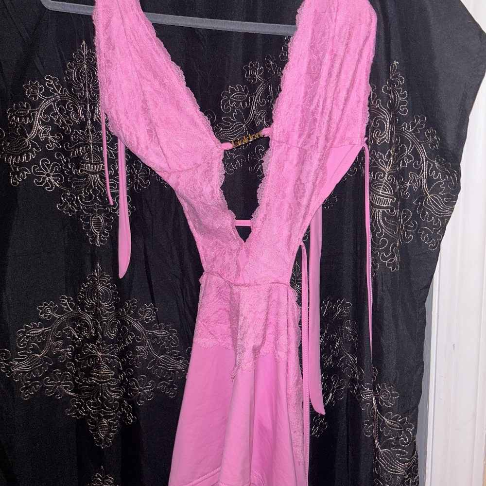 Fashion Nova Pink Midi BodyCon Dress Size Small - Picture 1 of 3